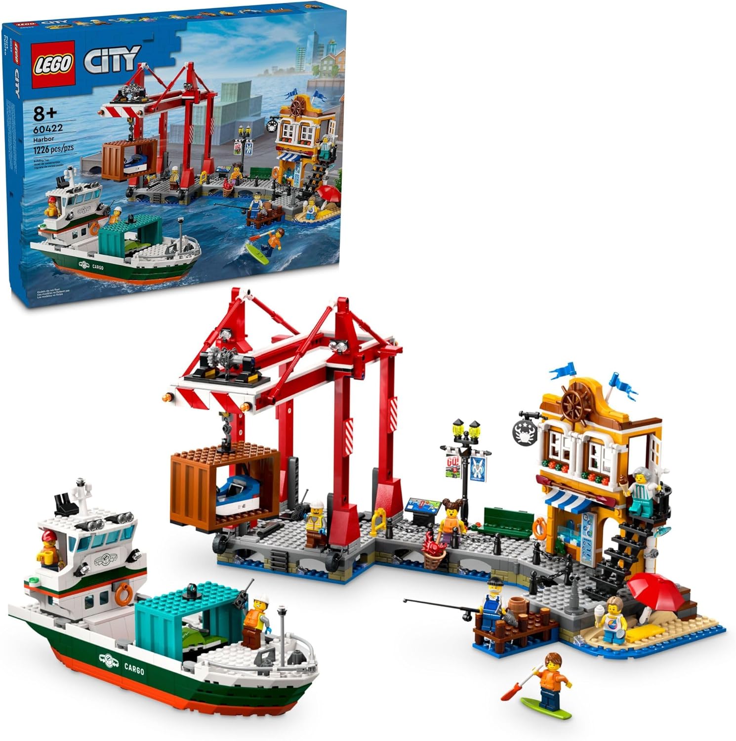 Lego City Seaside Harbor with Cargo Ship 60422