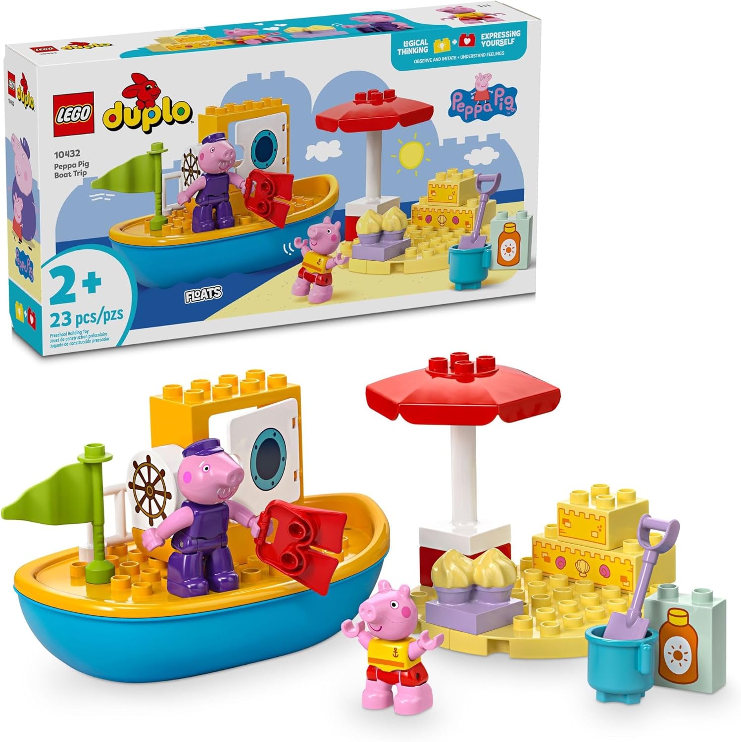 LEGO DUPLO Peppa Pig Boat Trip 10432